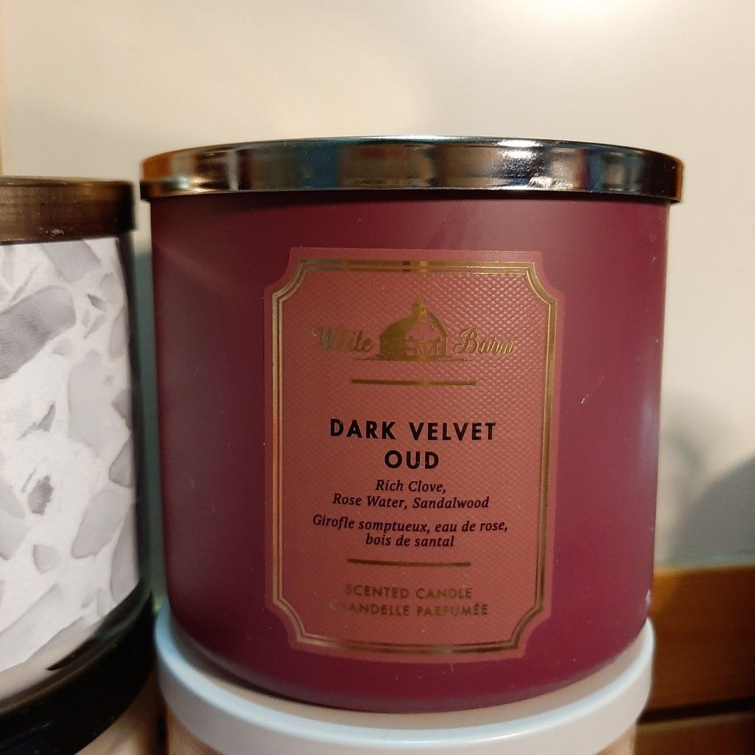 Dark Velvet OUD 3 Wick Scented Candle Bath & Body Works on Carousell