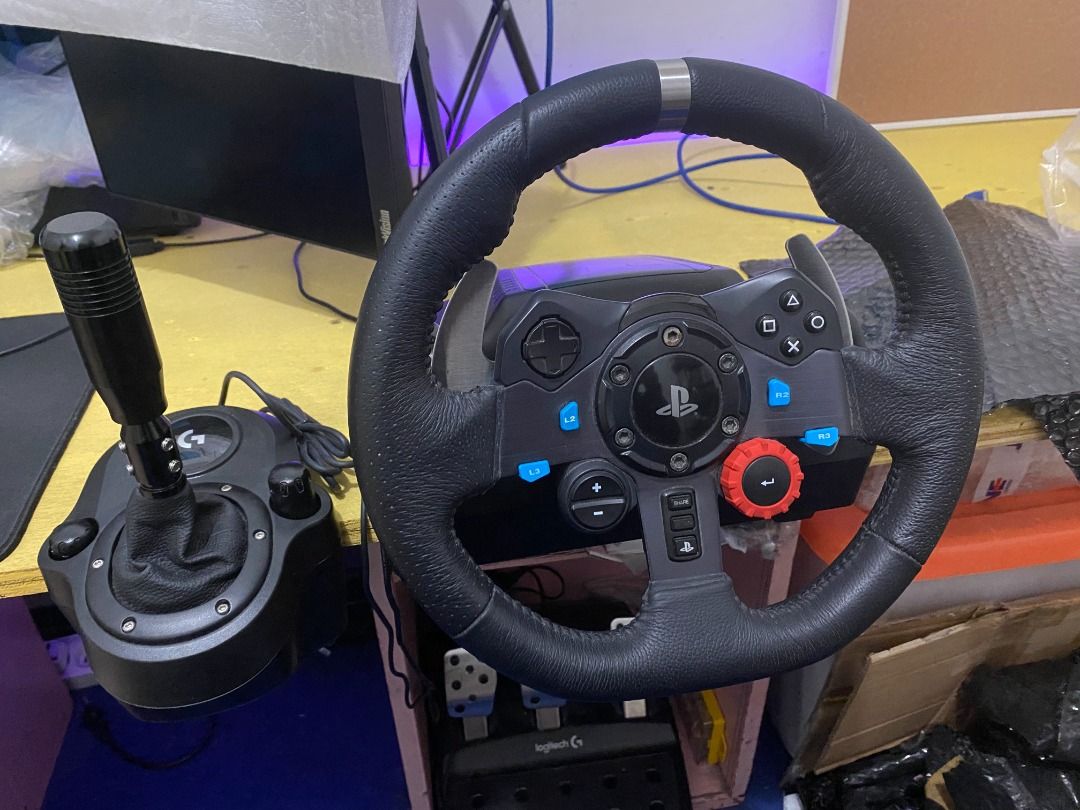 DIJUAL LOGITECH G29 STEERING WHEEL WITH SHIFTER FOR PC PS3 PS4 PS5 NOT