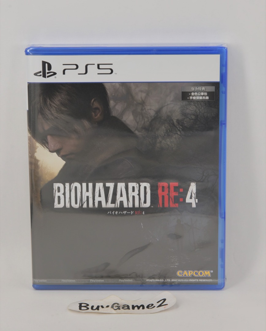 超美品 バイオハザード PS5 RE:4 新品未開封 無規制 北米版 家庭用