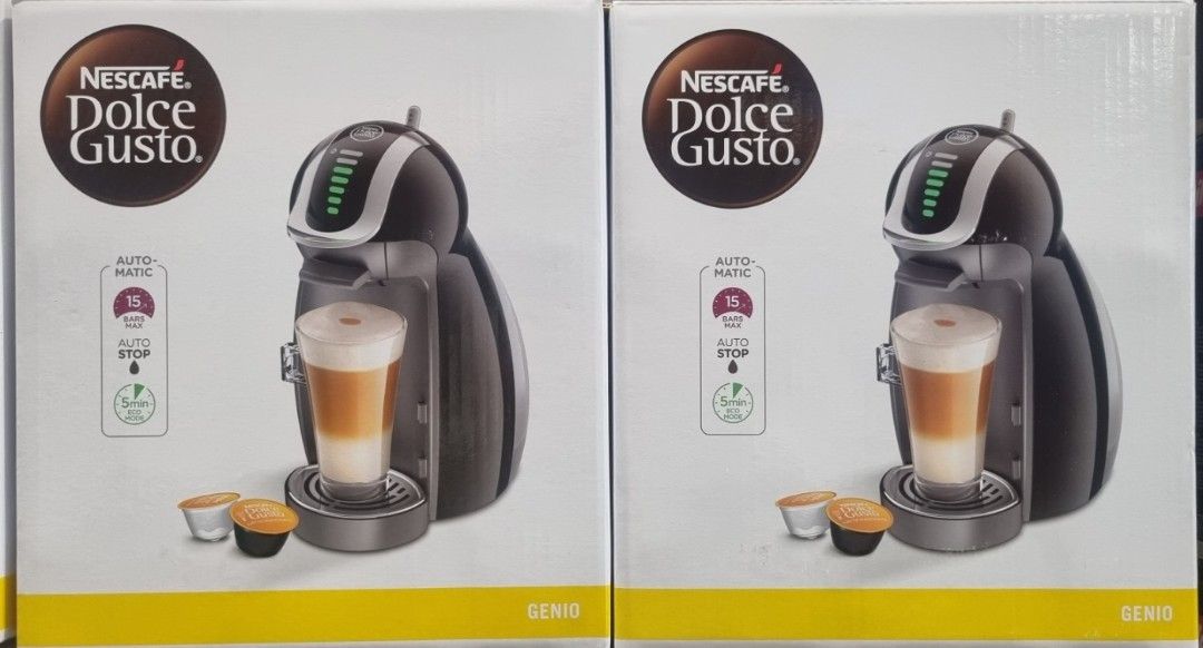 Dolce Gusto Machine Genio black (Category: Coffee Machines & Makers) located in Cainta. Submitted by shopchelonline (Listing ID 1222371261, Image 1). Description: Dolce Gusto Machine Genio black 🛒4,800.00 each(all in) + LSF 💎Pre-order - NO RUSH SHIPPING 💎Korea Pasabuy 💎Colors may vary due to lighting. 💎Availability and price may vary 💎The outer case/box is simply for protecting goods. (Damages such as scratches, discoloration on the case/bo