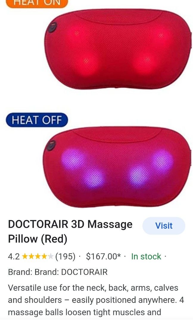 Doctor air 3d massage pillow discount