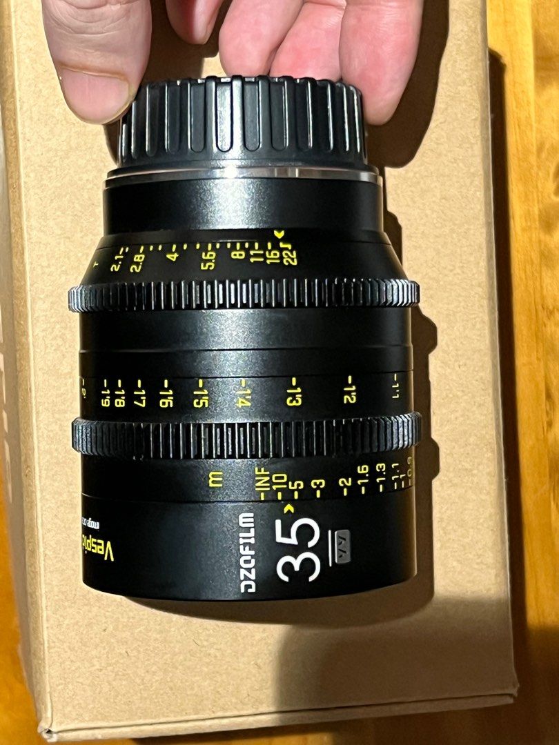 COMBO DZOFILM Vespid CYBER Prime 35mm/50mm/75mm - Professional Cine Lenses Lens Hard Case