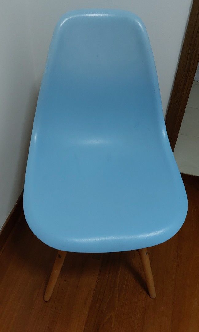 Eames style chair blue, Furniture & Home Living, Furniture, Chairs on