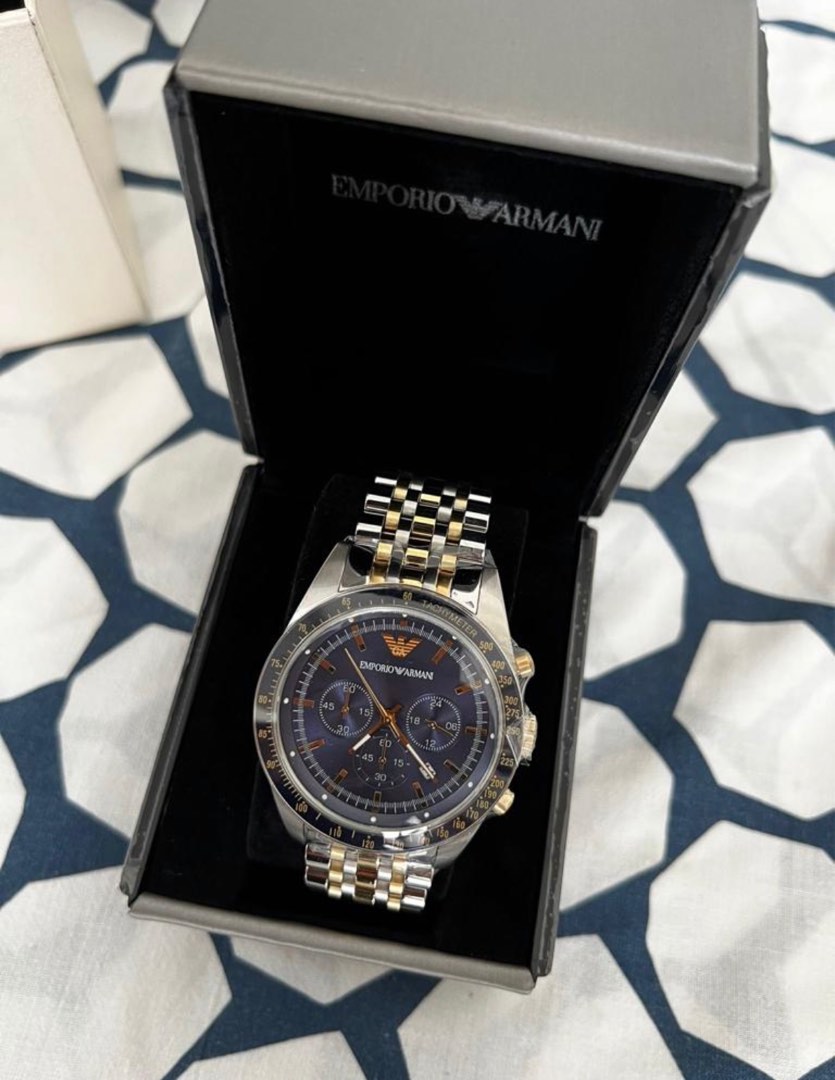 Mens emporio armani sports sales tazio chronograph watch ar6088