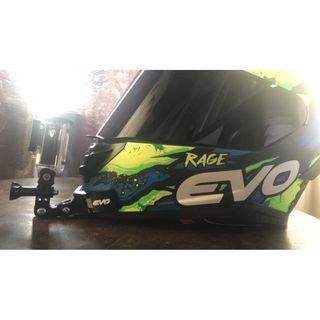 EVO Chin mount Fit to any evo helmets Design By PROTOLAUNCH / Motor Accessories