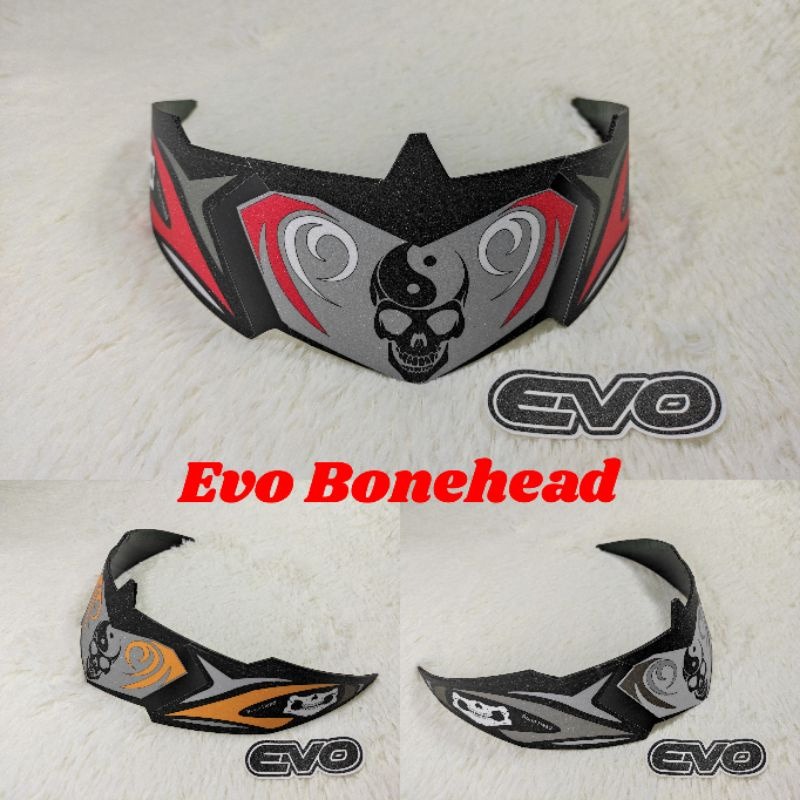 Evo Helmet Spoiler (Universal)Fit for all GSX 3000 V1 and V2 models SVX