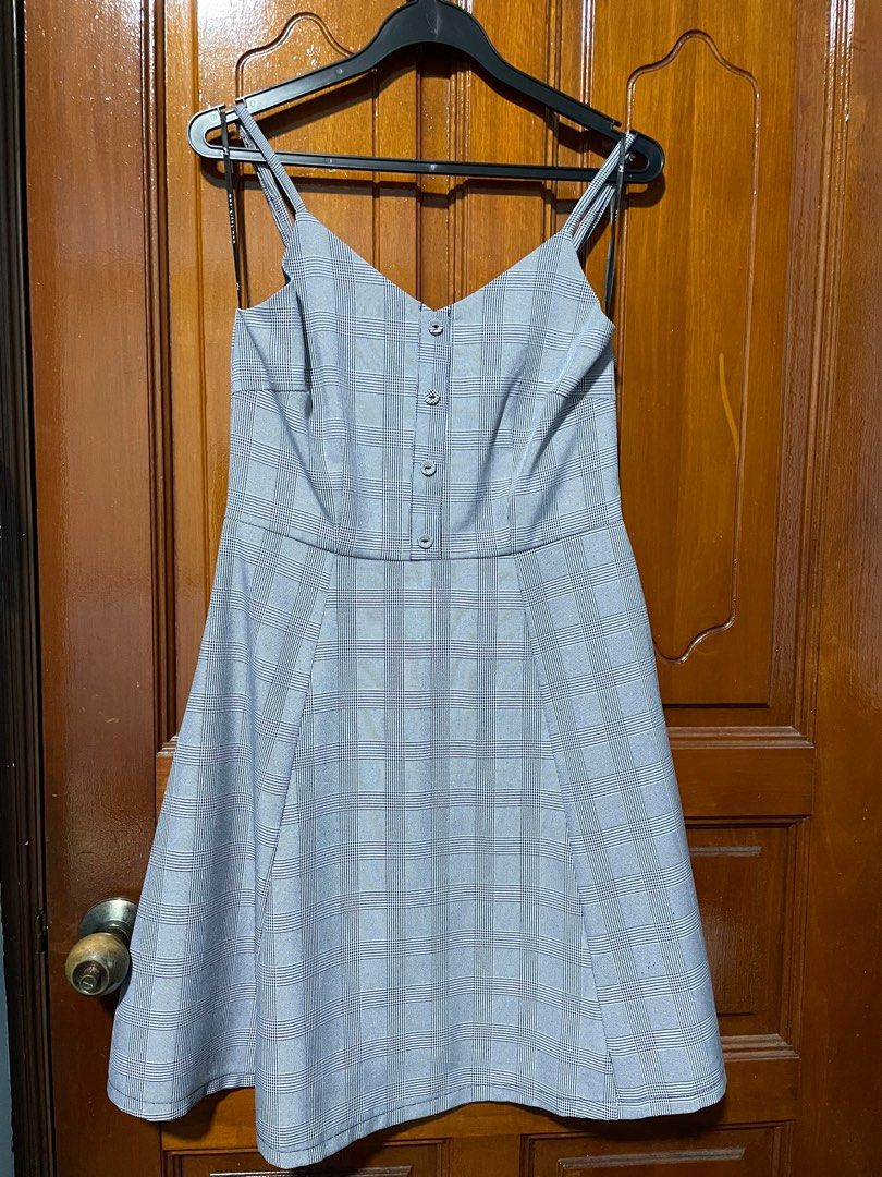 Gingham skater new arrivals dress