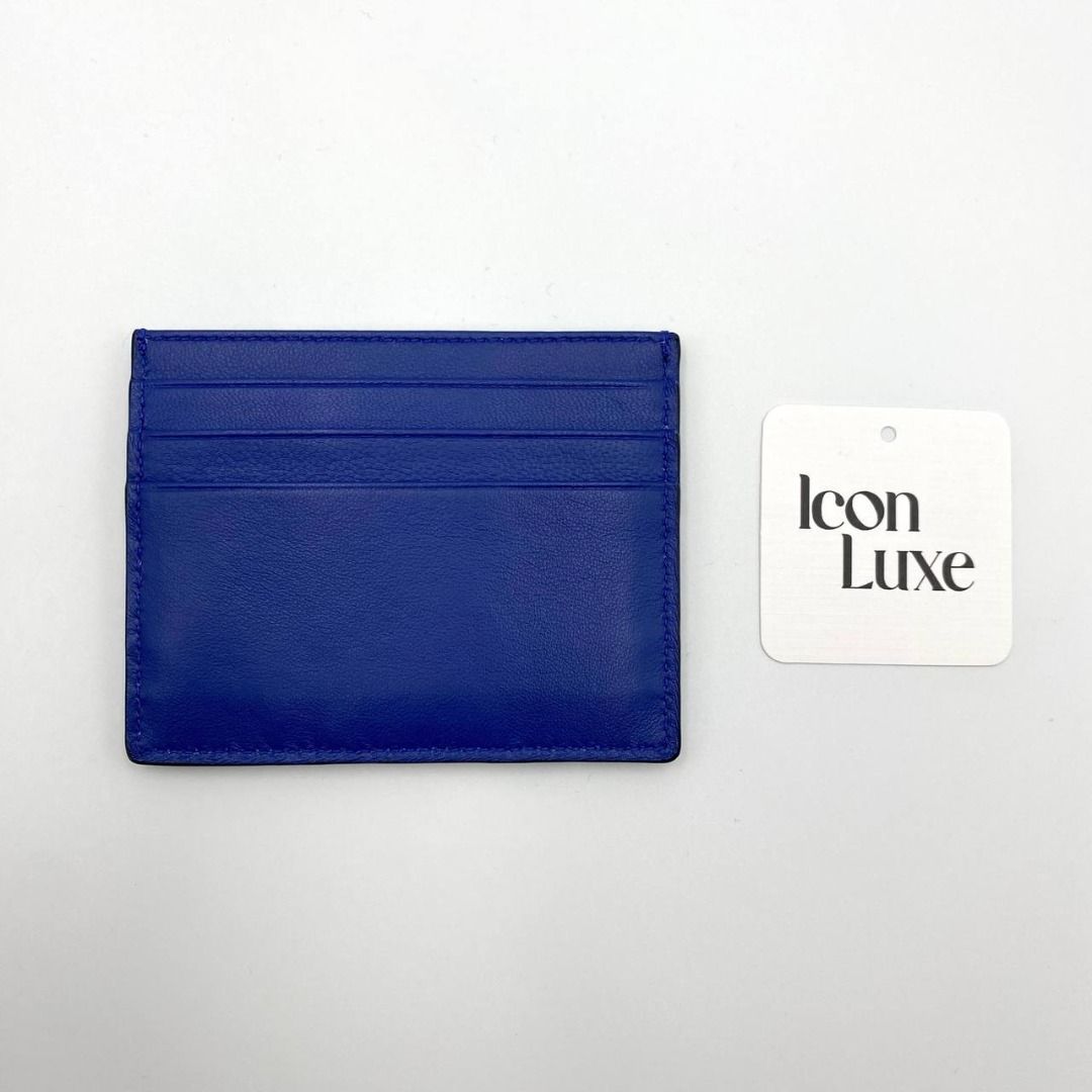 Fendi card holder blue on sale