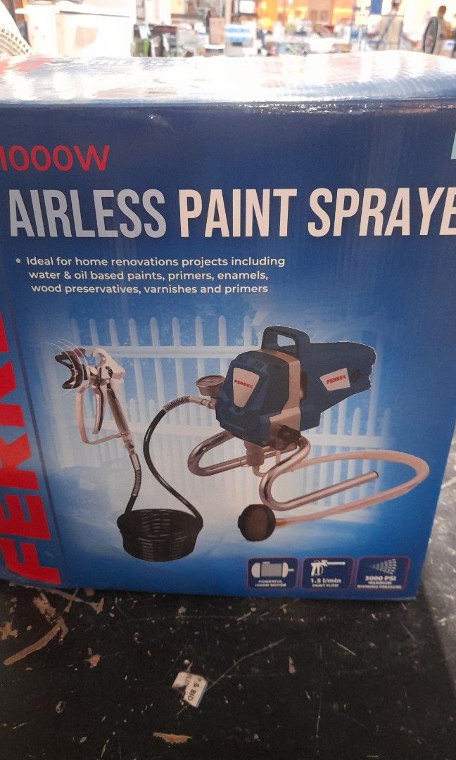 Ferrex airless hot sale paint sprayer 1000w