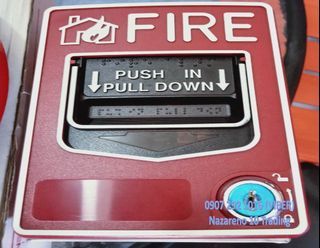 Fire alarm manual pull down 9