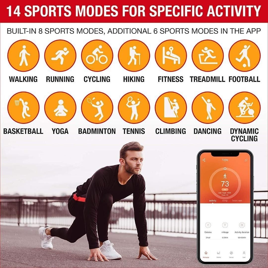 Fitness Watch with Step Counter Smart Watches with Activity Trackers