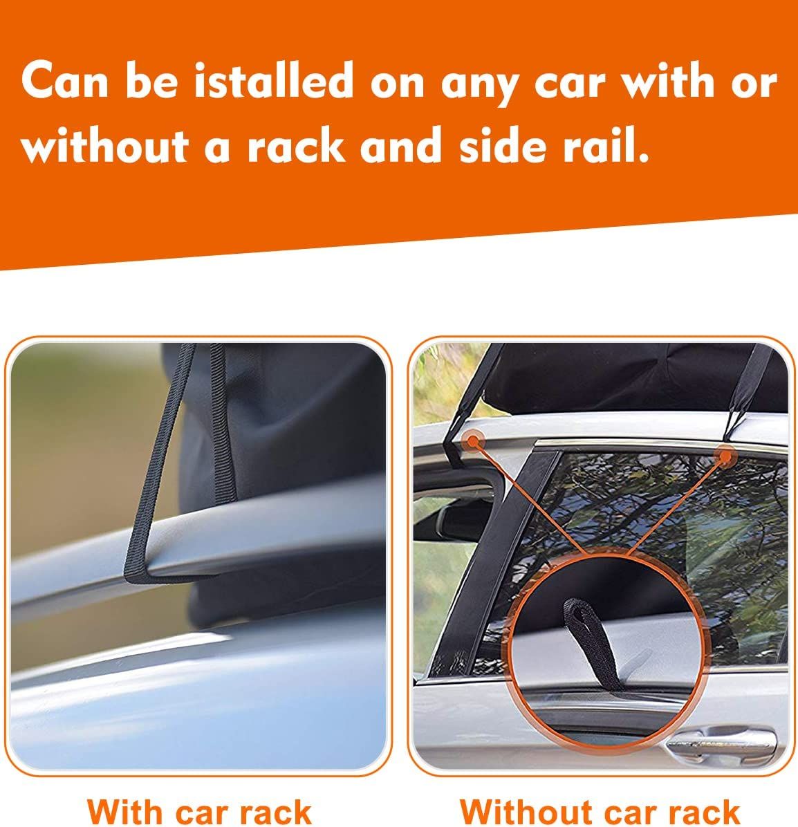 Fivklemnz Car Roof Bag Cargo Carrier, Waterproof Rooftop Cargo Carrier