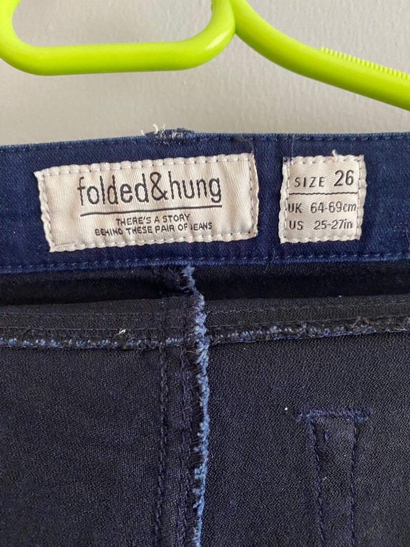 Folded & Hung Skinny Jeans on Carousell