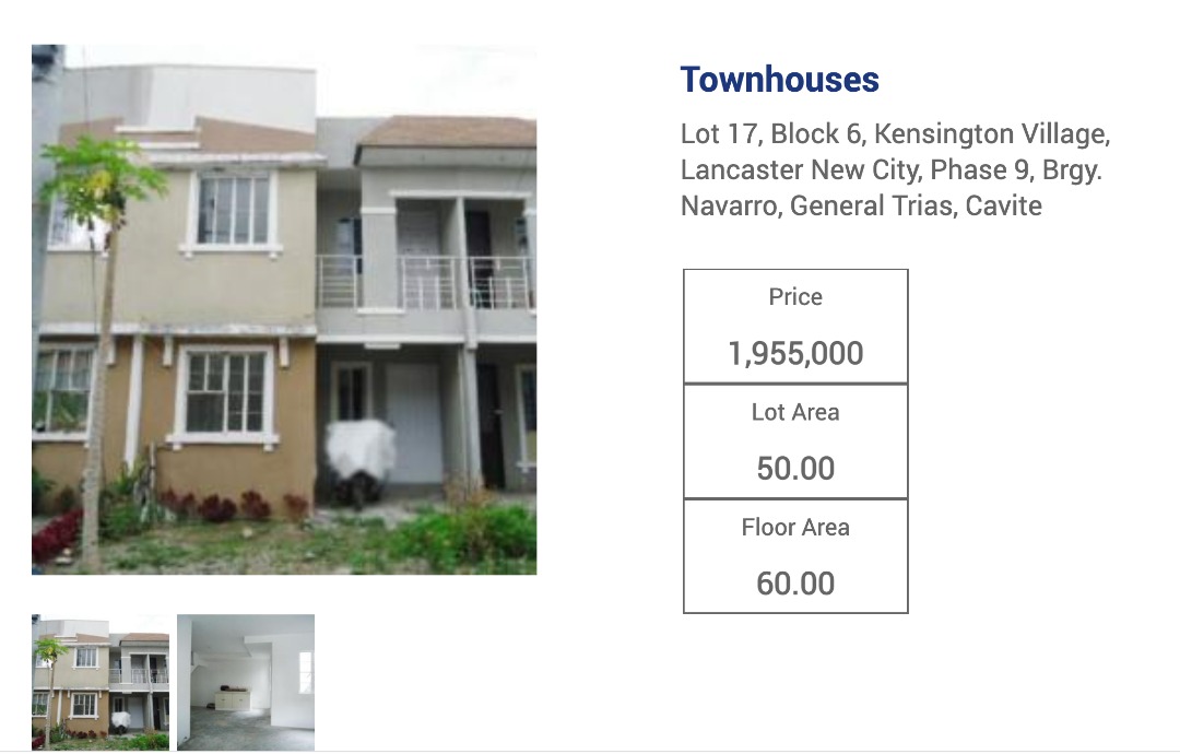 For sale house in Kensington Village, Lancaster New City, Phase 9, Brgy