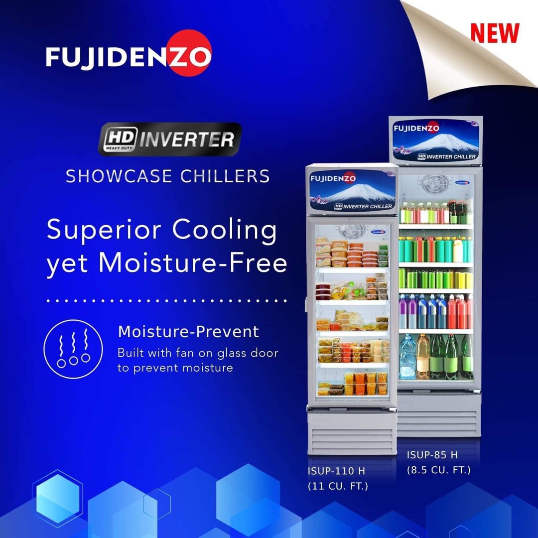 FUJIDENZO INVERTER CHILLER, TV & Home Appliances, Kitchen Appliances