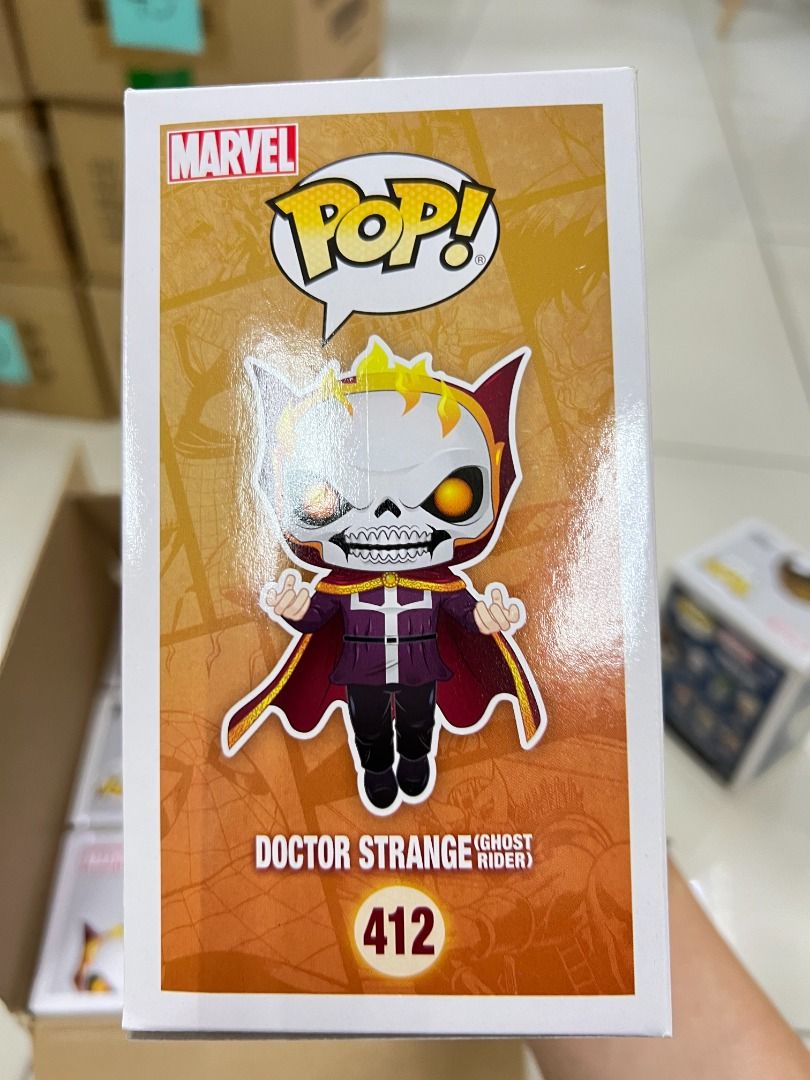 Funko Pop Marvel 412 Dr Strange Ghost Rider Glow Hobbies Toys Toys Games on Carousell