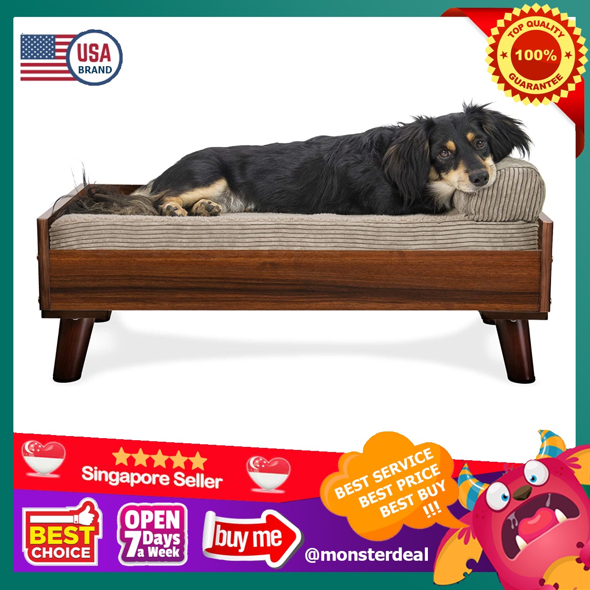 Furhaven pet deals bed frame