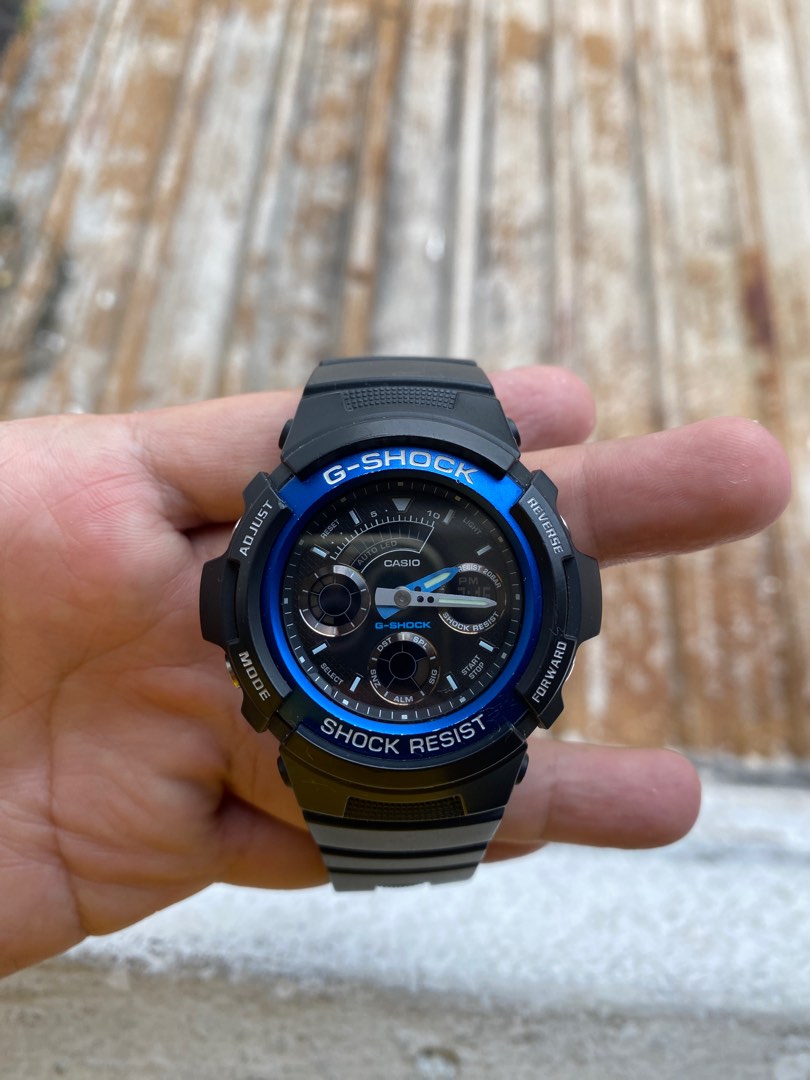 Tali jam g shock cheap aw 591