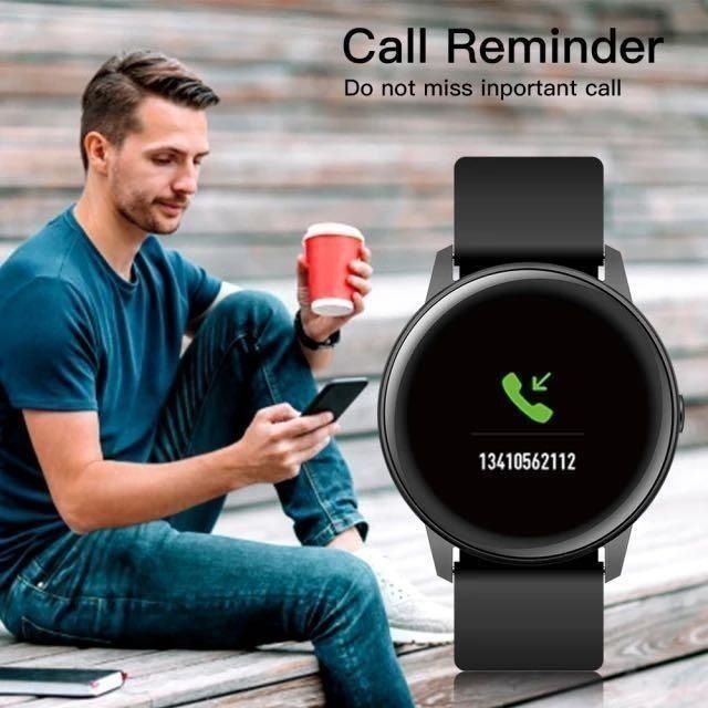GANDLEY Smart Watch For Men Women Heart Rate Monitor Fitness