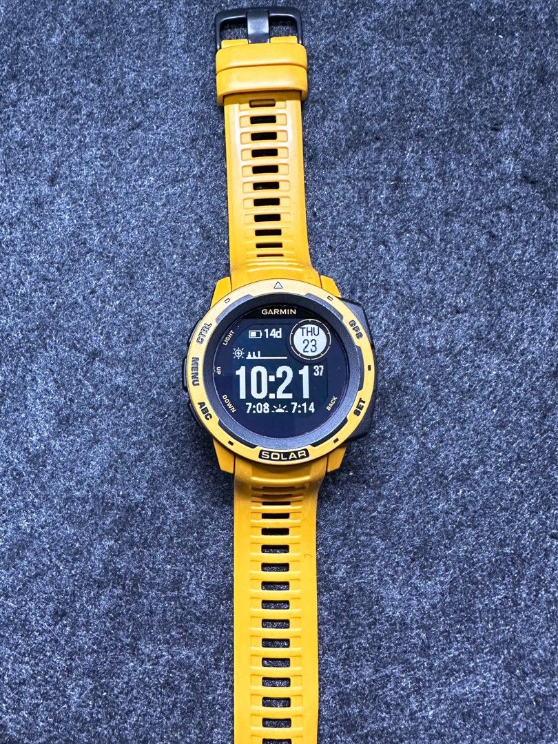 Garmin Instinct SOLAR Sunburst Colour Mobile Phones Gadgets