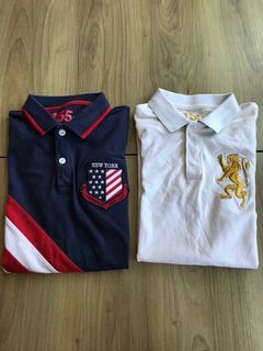 GIORDANO  大童polo衫2件組
