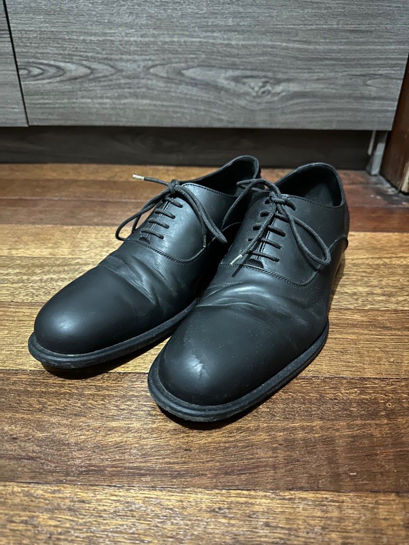 Giorgio Armani Black Shoes Men s Fashion Footwear Dress Shoes