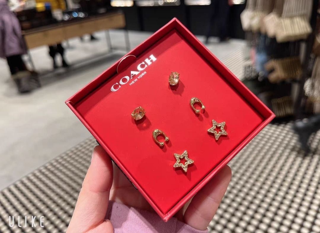 Coach hotsell star earrings