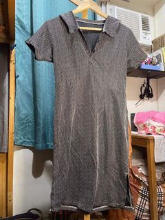 GREY SLIT DRESS