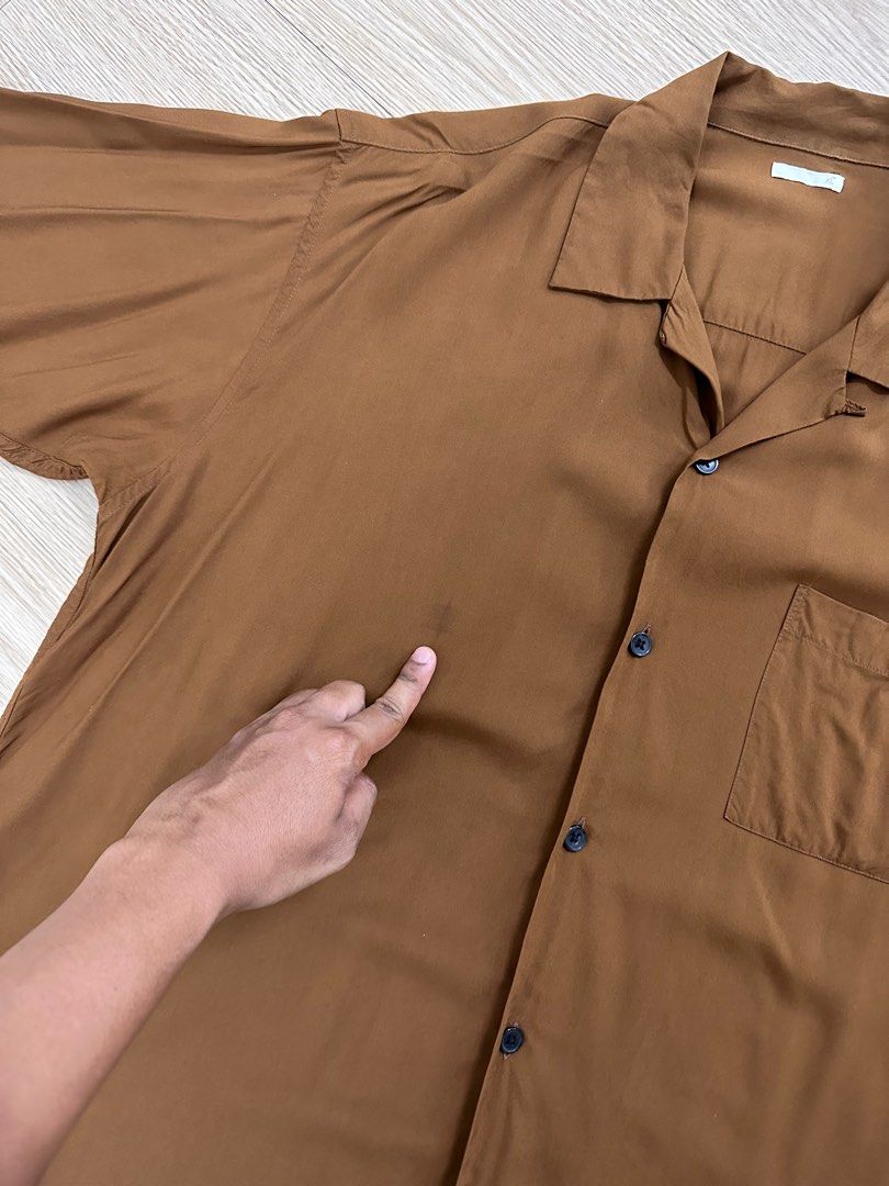 TAAKK FLOWER OPEN COLLAR SILK SHIRTS