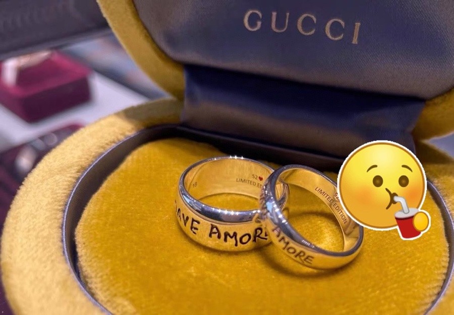 GUCCI Gucci Soave Amore Couple's Ring Delicate Love 520 Red Heart, Women's  Fashion, Jewelry & Organisers, Rings on Carousell
