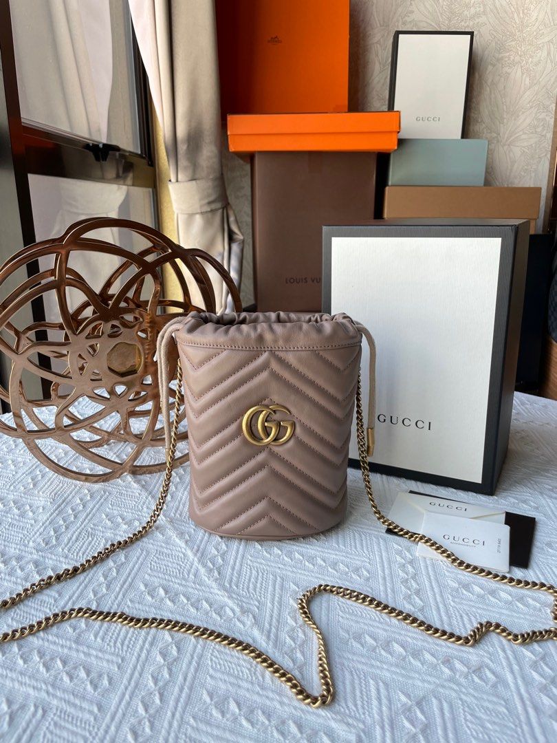 Gucci marmont mini discount bucket