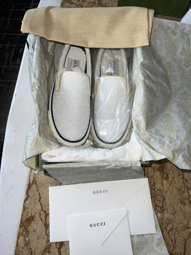 gucci sneakers all white