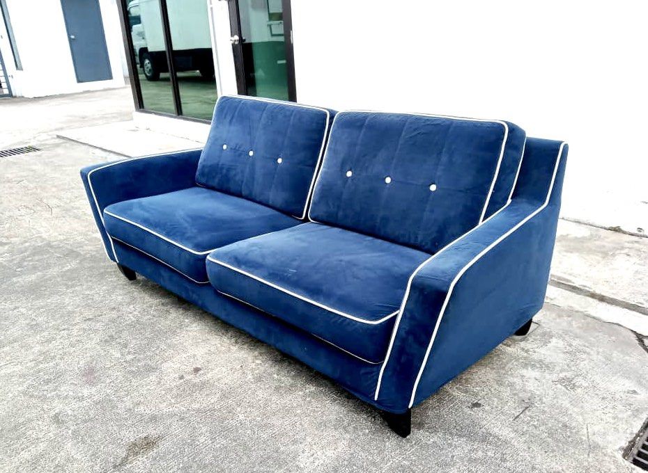Harvey Norman Velvet Sofa 2 Seater, Furniture & Home Living, Furniture
