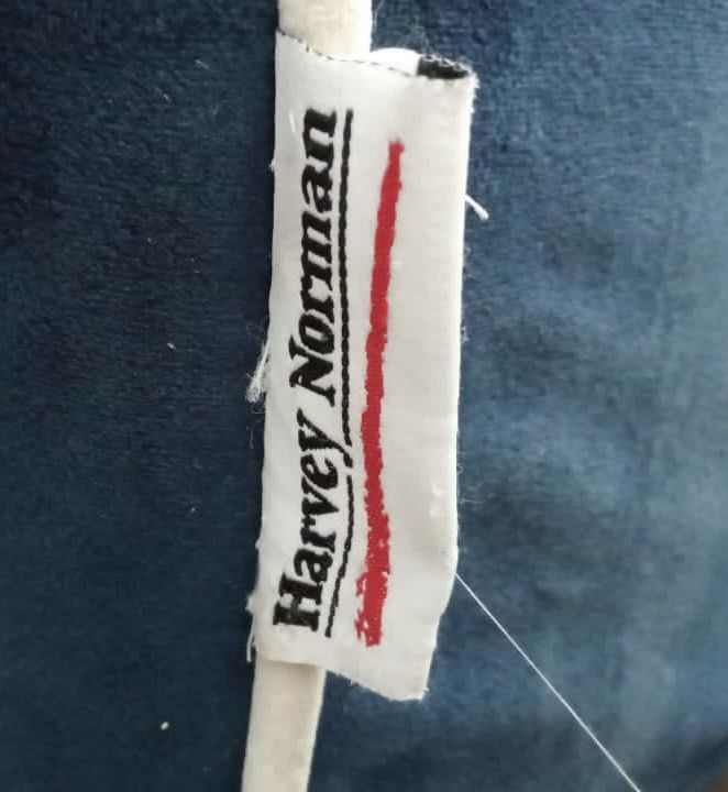 Harvey Norman Velvet Sofa 2 Seater, Furniture & Home Living, Furniture