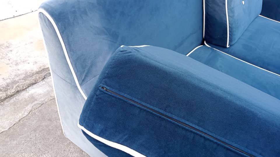 Harvey Norman Velvet Sofa 2 Seater, Furniture & Home Living, Furniture