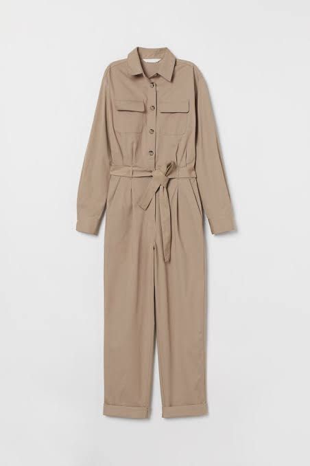 H&m khaki jumpsuit store