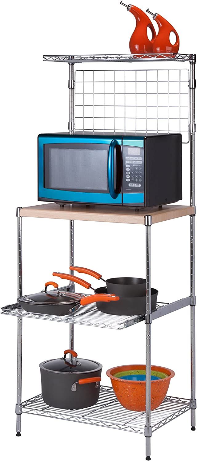 Honey can do microwave bakers rack shop