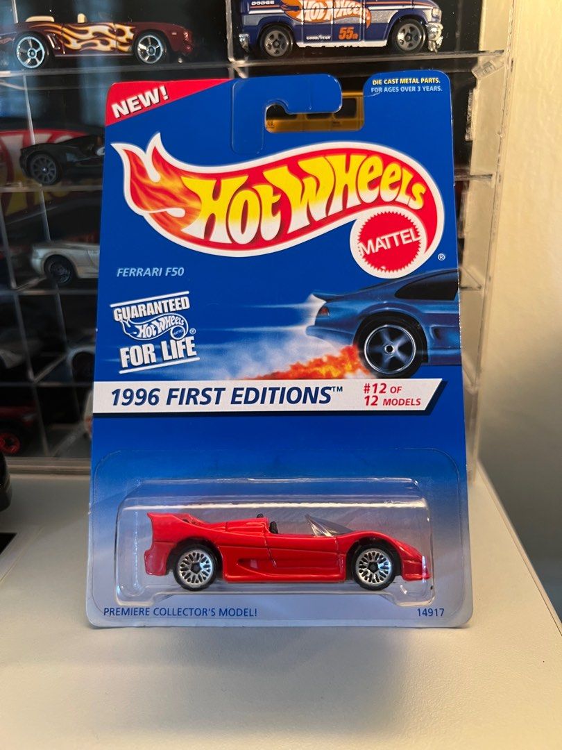 Hot wheels 1996 first editions top ferrari f50
