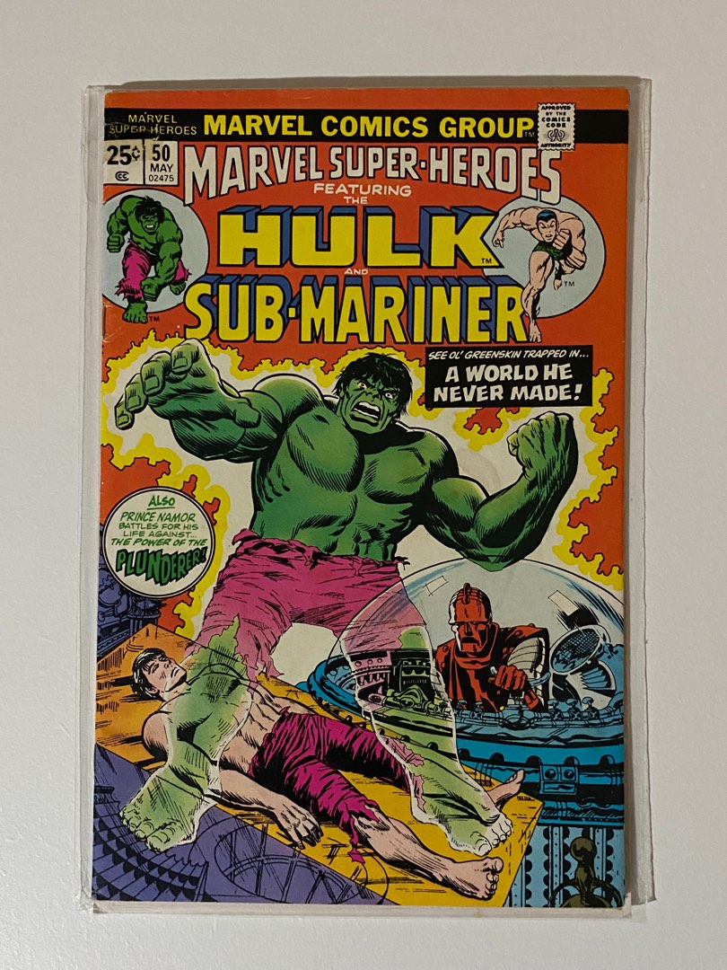Marvel super heroes featuring the hulk hotsell and submariner