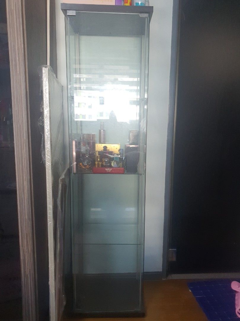 Ikea Detolf Glass Display Furniture & Home Living, Furniture