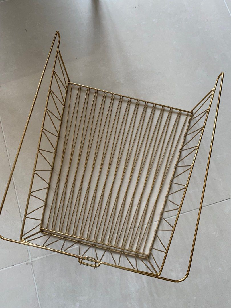 Ikea golden box basket, 傢俬＆家居, 其他, 收納箱及袋 Carousell
