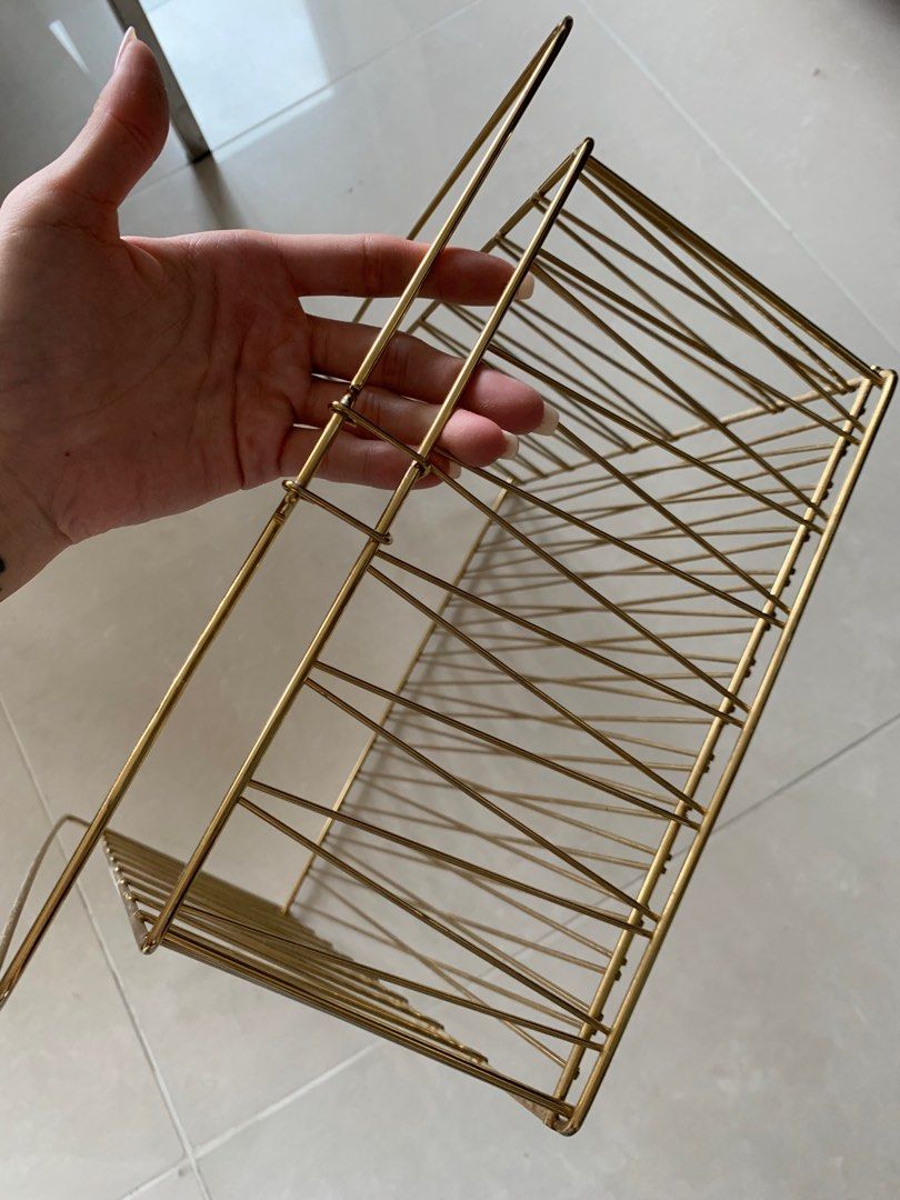 Ikea golden box basket, 傢俬＆家居, 其他, 收納箱及袋 Carousell