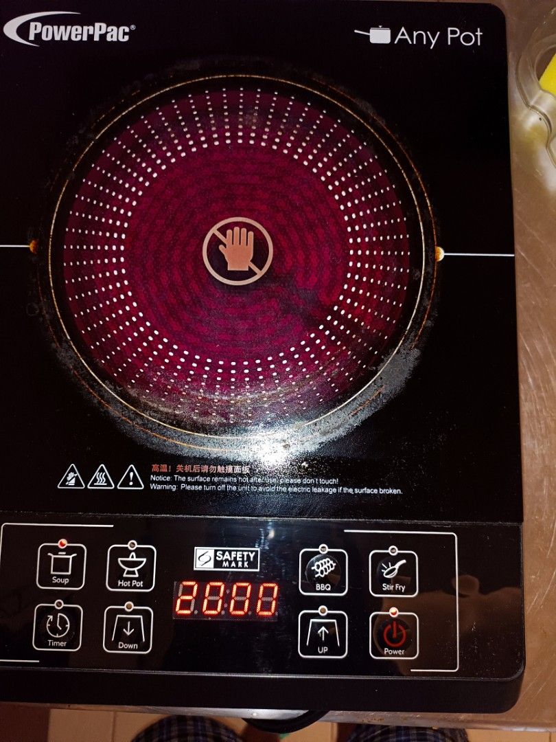 Induction cooker ceramic, TV & Home Appliances, Kitchen Appliances