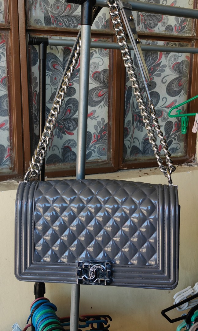 Chanel inspired leboy Jelly Bag, Women's Fashion, Bags & Wallets