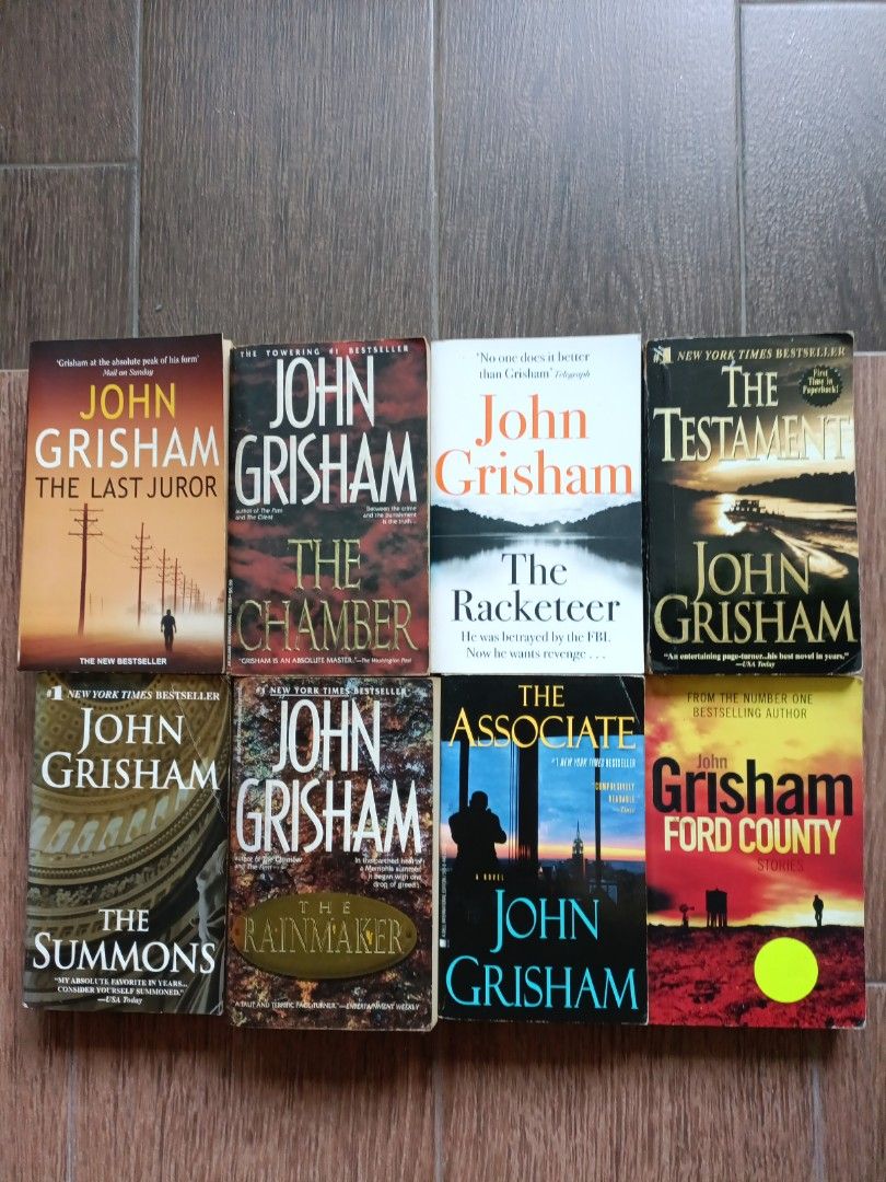 John Grisham Hobbies And Toys Books And Magazines Fiction And Non Fiction On Carousell 9050