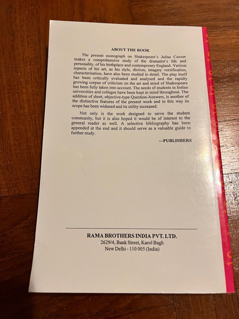 Julius Caesar study guide notes (Category: Textbooks) located in Singapore. Submitted by ironclover (Listing ID 1222366739, Image 2). Description: .