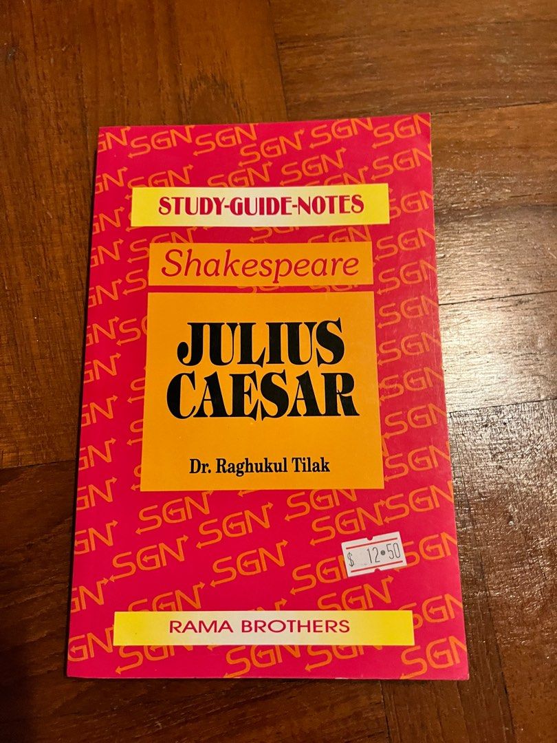 Julius Caesar study guide notes (Category: Textbooks) located in Singapore. Submitted by ironclover (Listing ID 1222366739, Image 1). Description: .