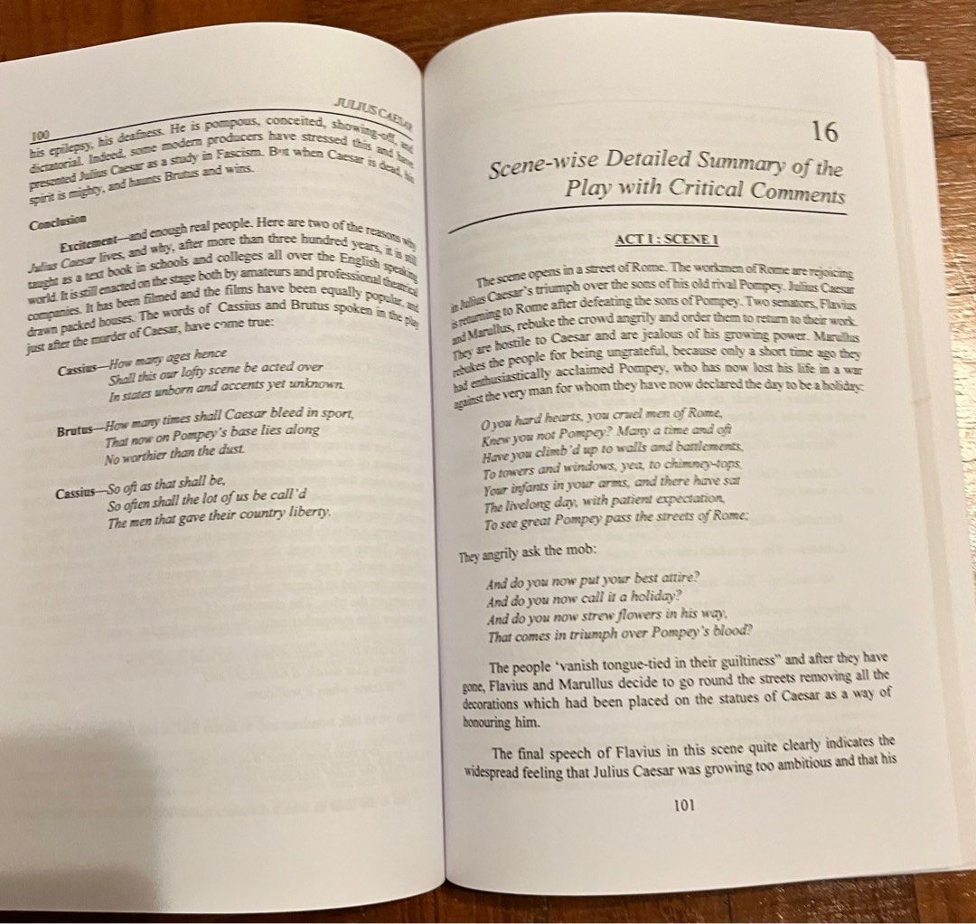 Julius Caesar study guide notes (Category: Textbooks) located in Singapore. Submitted by ironclover (Listing ID 1222366739, Image 3). Description: .