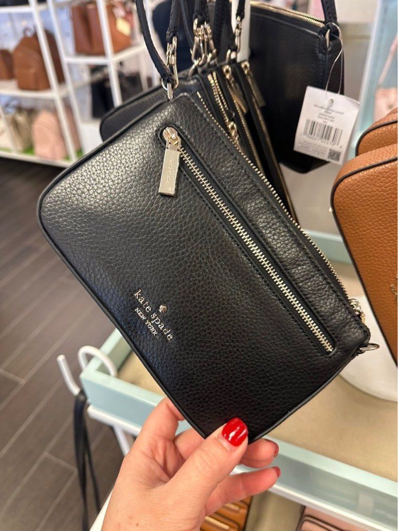Kate spade leather wristlet on sale