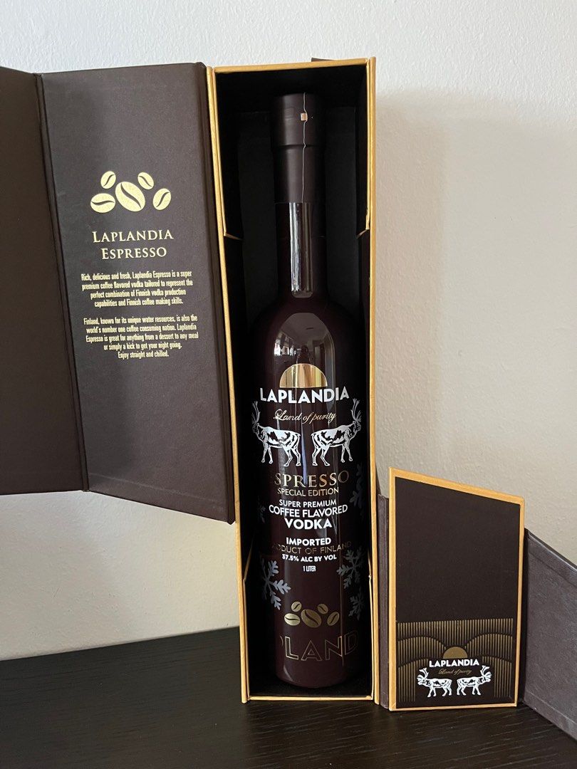 Laplandia Espresso Special Edition Vodka, Food & Drinks, Alcoholic